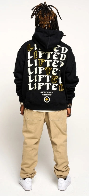 CREATED EQUAL PULLOVER HOODIE Black (LIFTED LEADERS 1947)