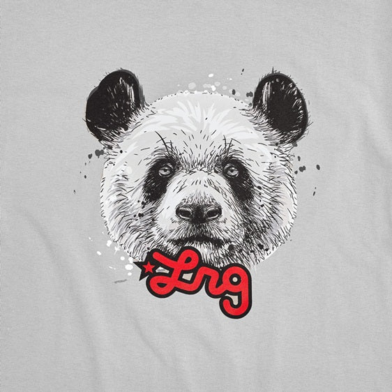 PANDA LOGIC TEE Silver (PANDA LEGACY)