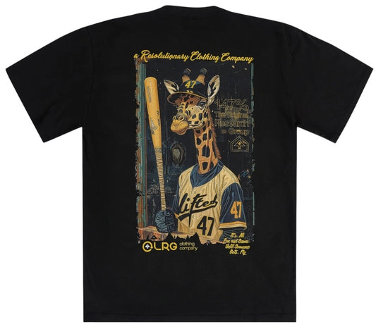 GIRAFFE DUGOUT SS TEE Black (LIFTED LEADERS 1947)