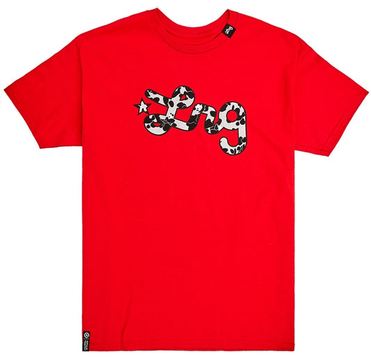 MORE PANDA SCRIPT TEE Red (PANDA LEGACY)
