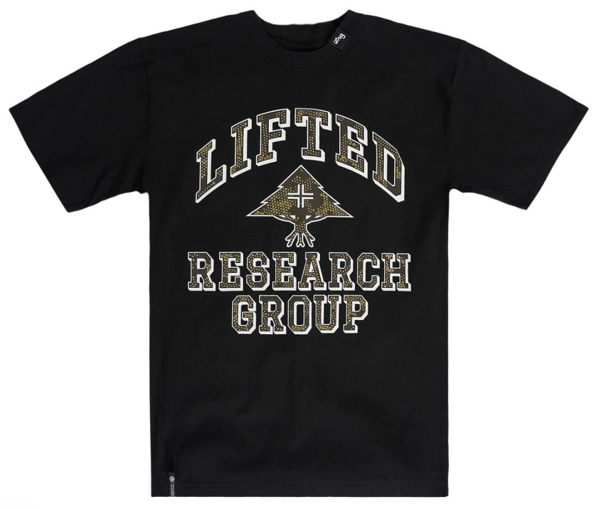 ORANGIZED CAMO RESEARCH SS TEE Black (LIFTED LEADERS 1947)
