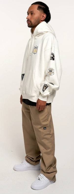 TIME CHAMPIONS PULLOVER HOODIE Cream (LIFTED LEADERS 1947)